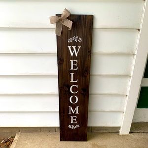 Welcome sign, porch sign, farmhouse sign